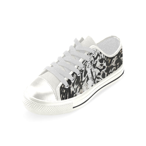 Women's Wild Animal Art Print Canvas Low Top Shoes
