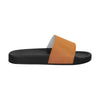 Men's Big Size Orange Solids Print Sliders Sandal