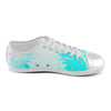 Men's Paint Splatter Print Canvas Low Top Shoes