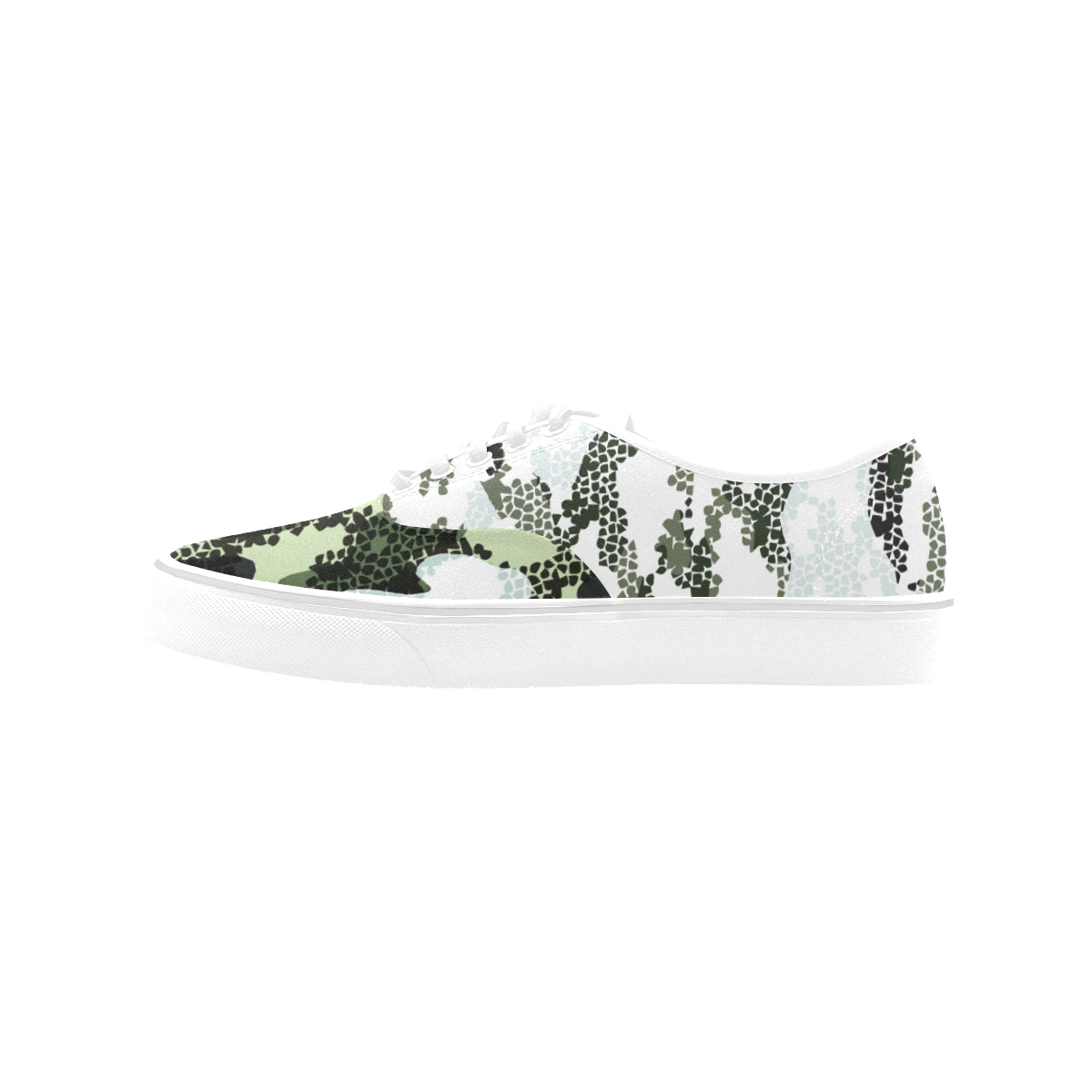 Women's Digital Camouflage Print Canvas Low Top Shoes