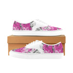 Men's Line art Doodle Print Canvas Low Top Shoes