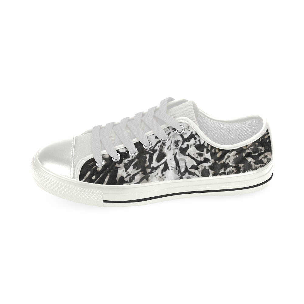 Women's Wild Animal Art Print Canvas Low Top Shoes