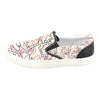 Men's Big Size Tangled Doodle Print Canvas Slip-on Shoes