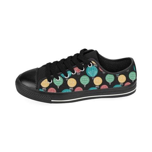 Women's Big Size Casual Hot Air Balloon Print Low Top Canvas Shoes