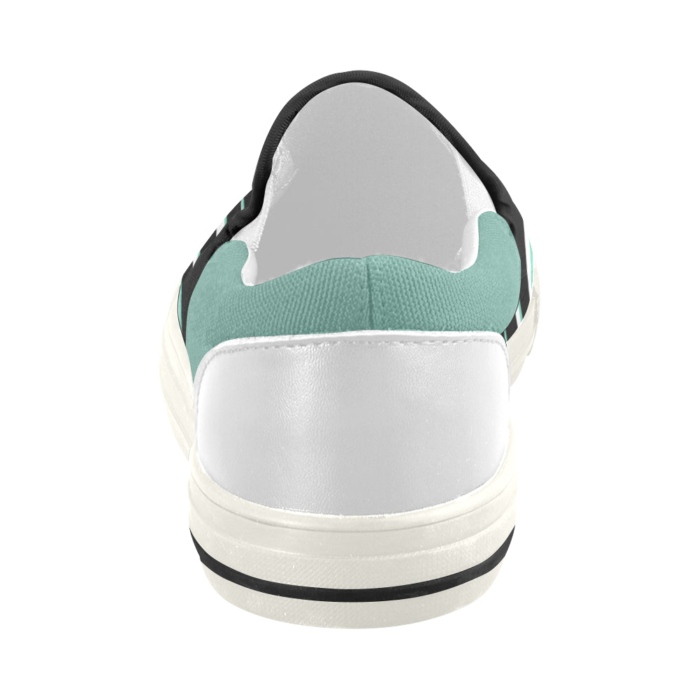 Women's Zebra Print Slip-on Canvas Shoes