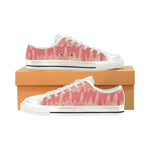 Women's Paint Splatter Print Big Size Low Top Canvas Shoes