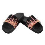 Men's Drizzling Paint Splatter Print Sliders Sandal