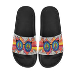 Women's Peace Shades Psychedelic Print Sliders Sandal