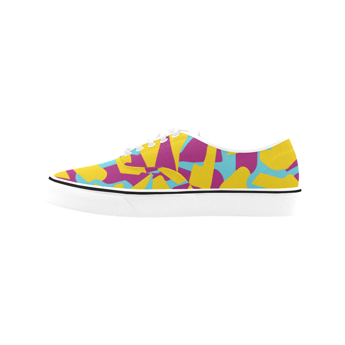 Women's Quirky Camouflage Print Canvas Low Top Shoes