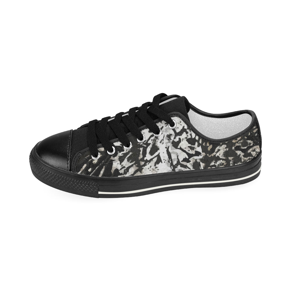 Women's Wild Animal Art Print Canvas Low Top Shoes