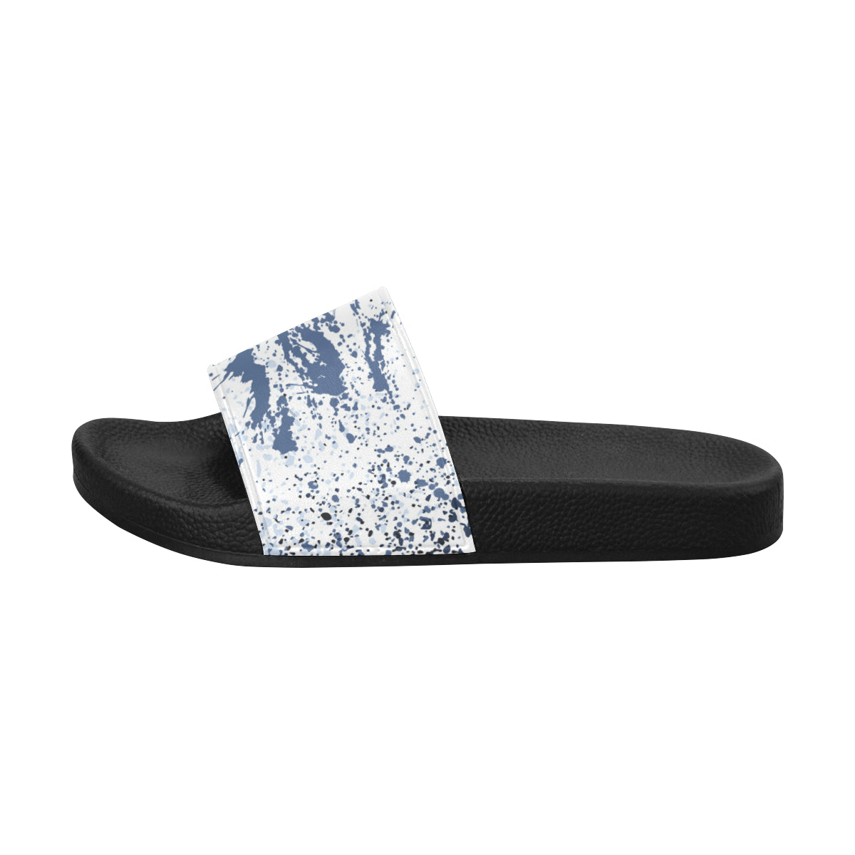 Women's Paint Splatter Print Sliders Sandal