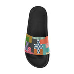 Women's Puzzle Casual Print Sliders Sandals