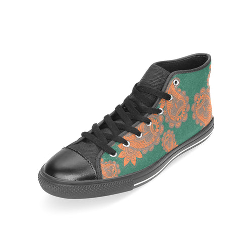 Women's Classic Mandala Print Canvas High Top Shoes