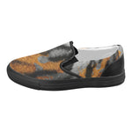 Women's Tiger Skin Print Canvas Slip-on Shoes