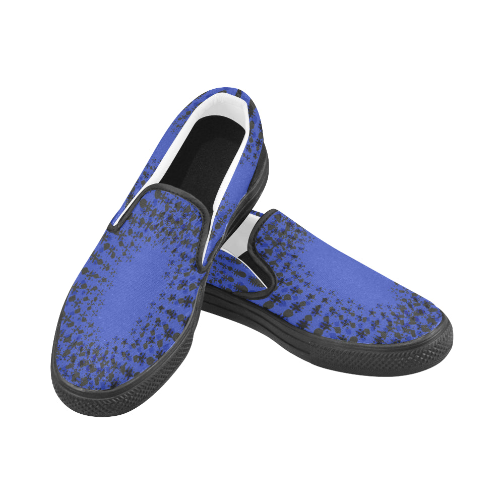 Women's Trippy Casual Print Canvas Slip-on Shoes