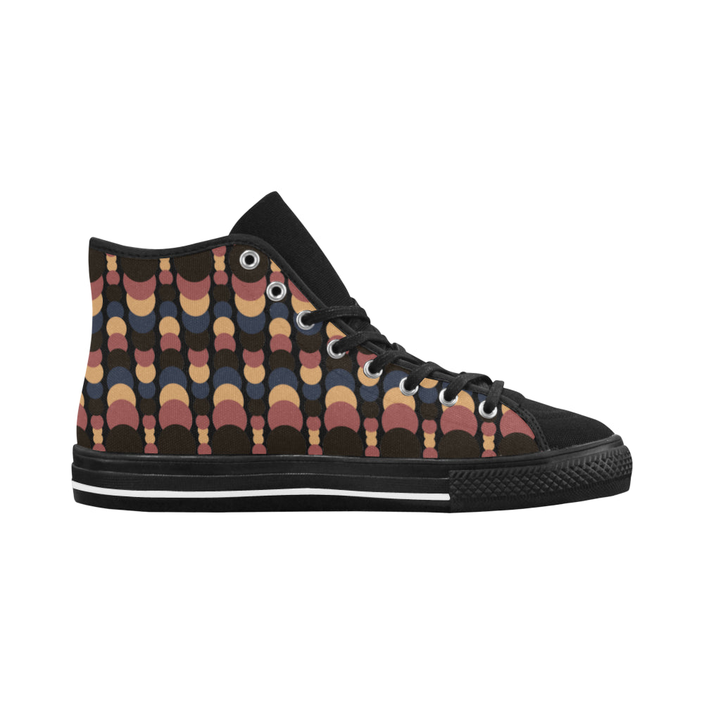 Men's Fire Ball Canvas High Top Shoes