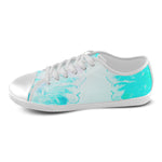 Men's Paint Splatter Print Canvas Low Top Shoes