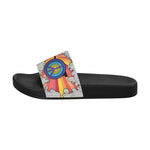 Women's Peace Shades Psychedelic Print Sliders Sandal