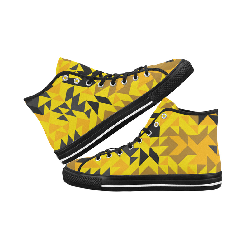 Men's Camouflage Print Big Size High Top Canvas Shoes