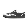 Men's Aries Monochrome Print Canvas Low Top Shoes