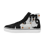 Men's  Zodiac Print Canvas High Top Shoes
