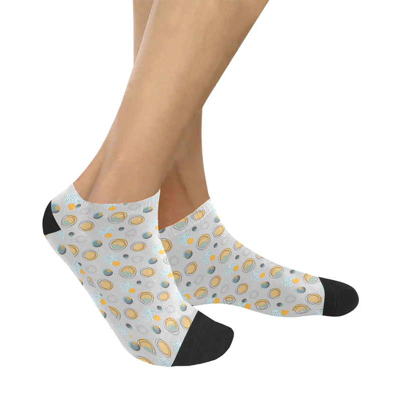 Women's Bubbly Polka Print Anklet Socks