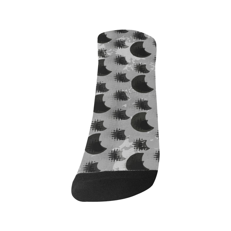 Women's Moon-Star Polka Print Anklet Socks