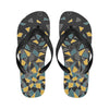 Unisex Diffuse Geometrical Print Flip Flops