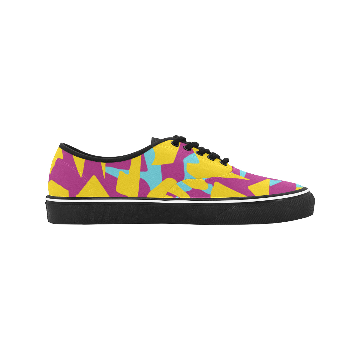 Women's Quirky Camouflage Print Canvas Low Top Shoes