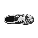 Men's Aries Monochrome Print Canvas Low Top Shoes