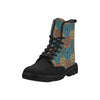 Women's Multi-Metallic Mandala Print Canvas Boots