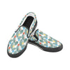 Women's Christmas Lighting Print Big Size Canvas Slip On Shoes