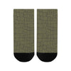 Men's Crocodile Print Anklet Socks