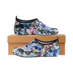 Women's Blue Orchid Floral Print Canvas Barefoot Shoes