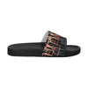 Men's Criss Cross Paint Splatter Print Sliders Sandal