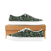 Women's Ivy Plants Christmas Print Canvas Low Top Shoes (White)