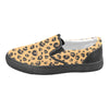 Men's Leopard Print Slip-on Canvas Shoes