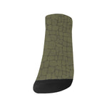 Men's Crocodile Print Anklet Socks