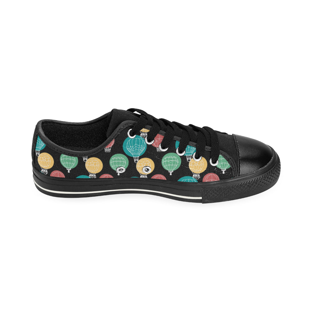 Men's Hot Air Balloon Casual Print Low Top Canvas Shoes