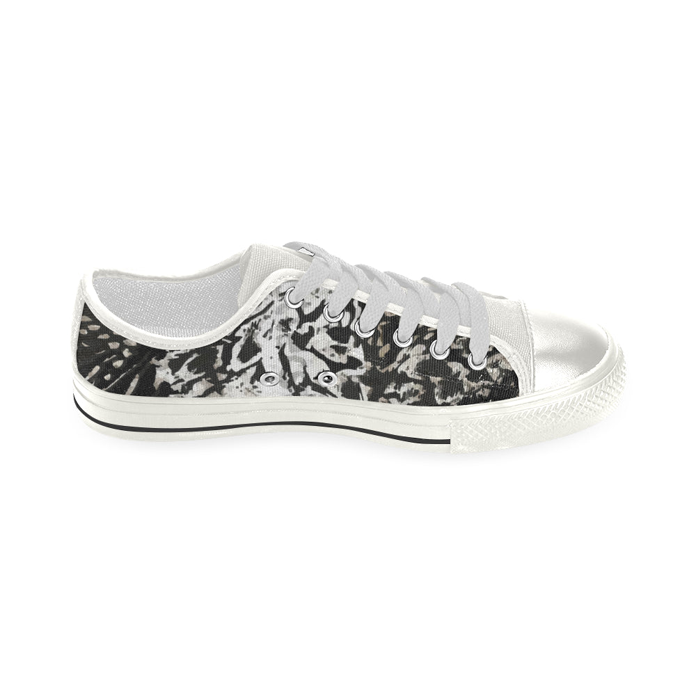 Women's Wild Animal Art Print Canvas Low Top Shoes