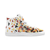 Men's Big Size Diffuse Geometrical Print High Top Canvas Shoes