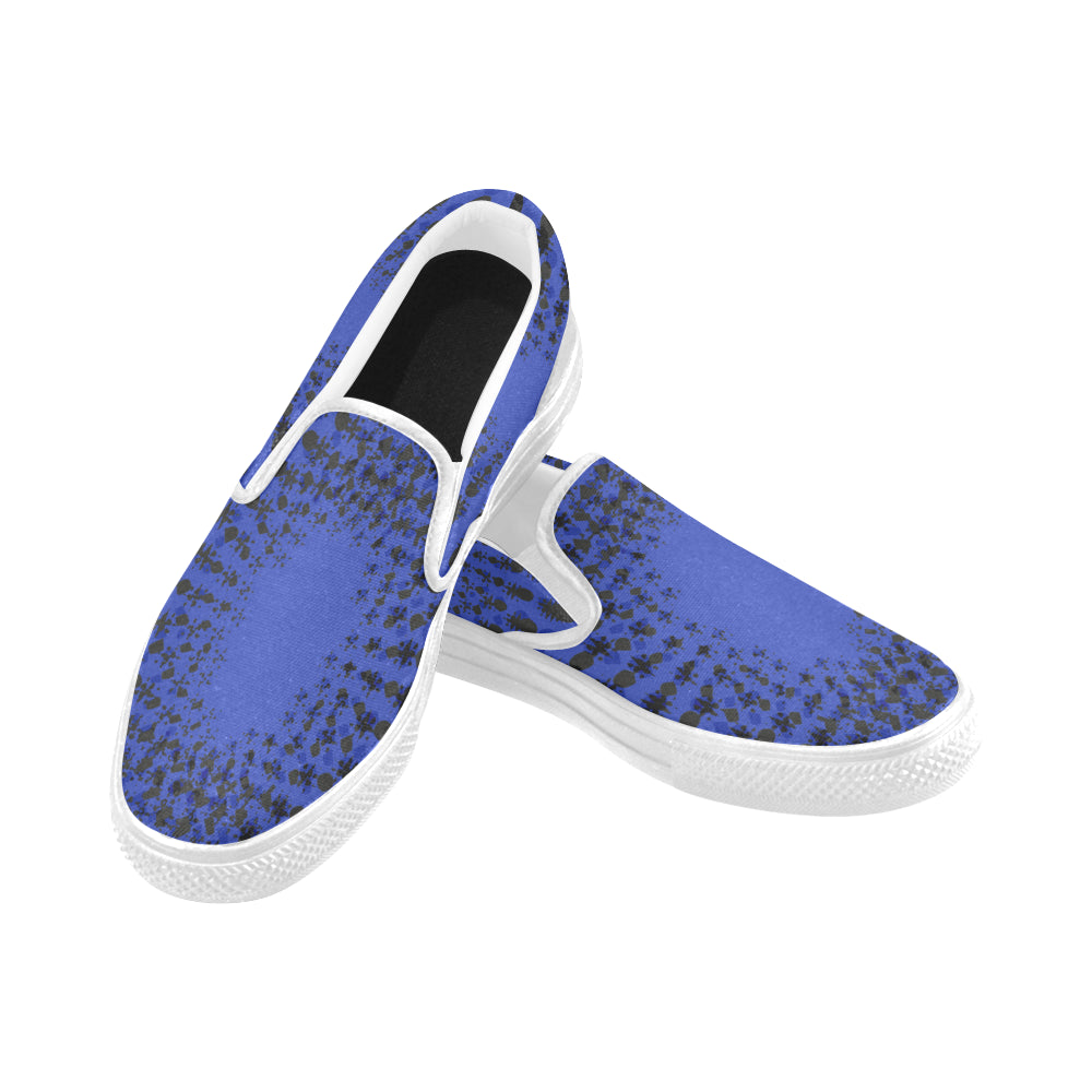 Women's Trippy Casual Print Canvas Slip-on Shoes