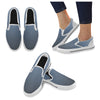 Women's Gradient Grey Solids Print Slip-on Canvas Shoes