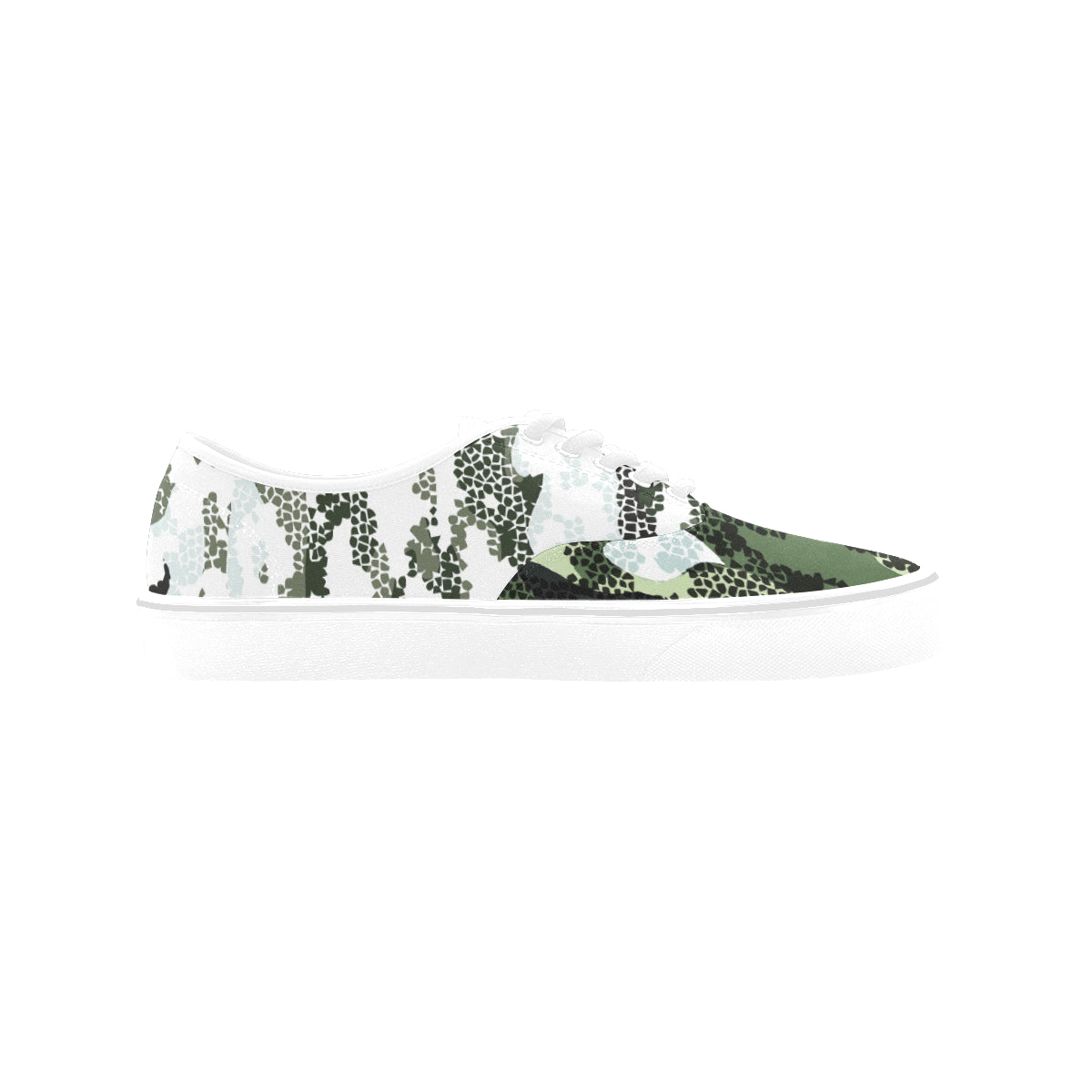 Women's Digital Camouflage Print Canvas Low Top Shoes
