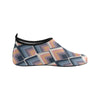 Women's Blue-Pink Scales Geometrical Print Barefoot Canvas Shoes