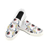 Men's Clashing Cubes Geometrical Print Slip-on Canvas Shoes