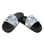 Women's Paint Splatter Print Sliders Sandal