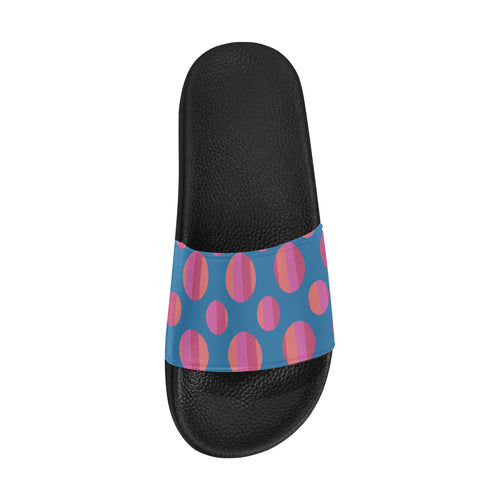 Women's Polka Print Sliders Sandals