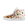 Men's Big Size Diffuse Geometrical Print High Top Canvas Shoes