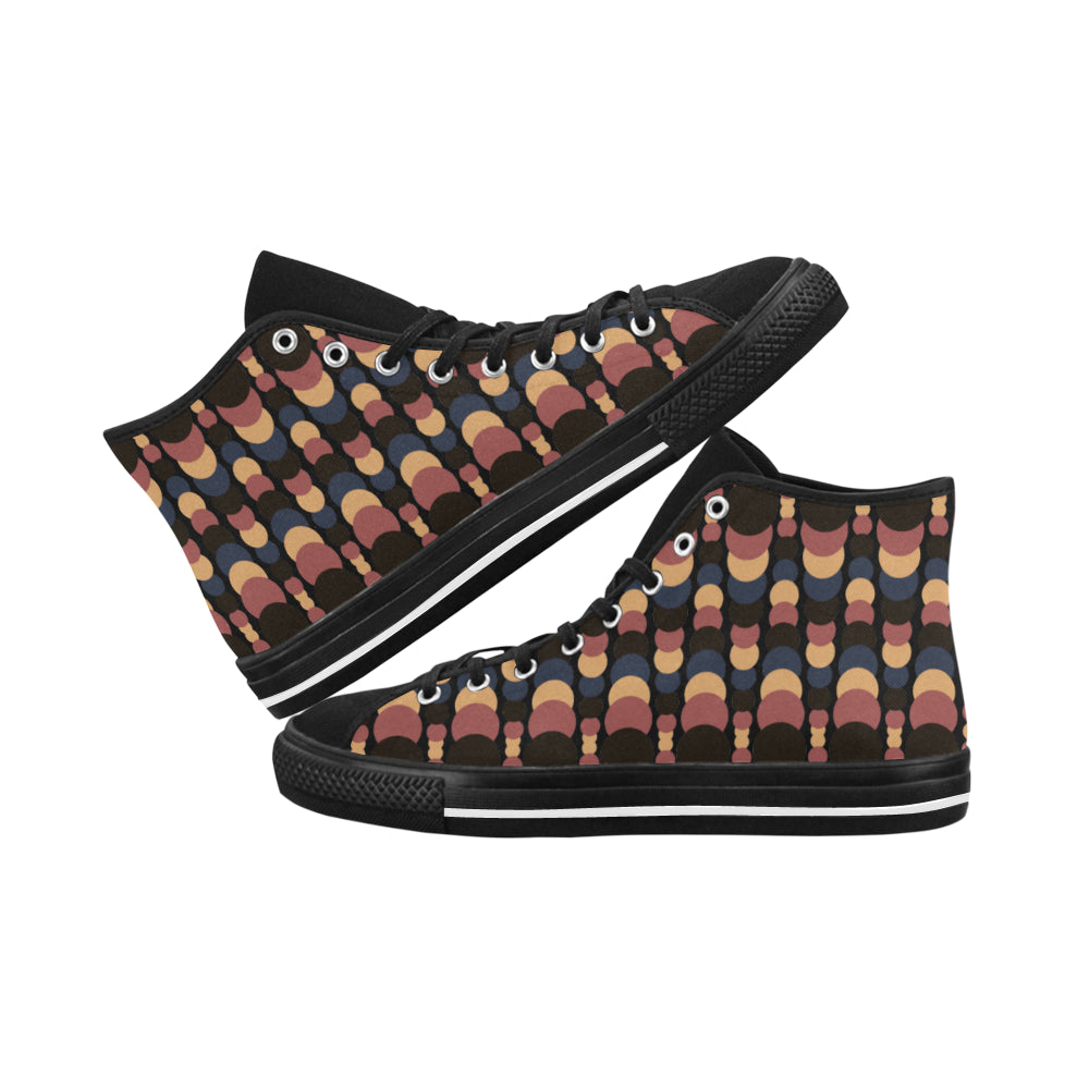 Men's Fire Ball Canvas High Top Shoes